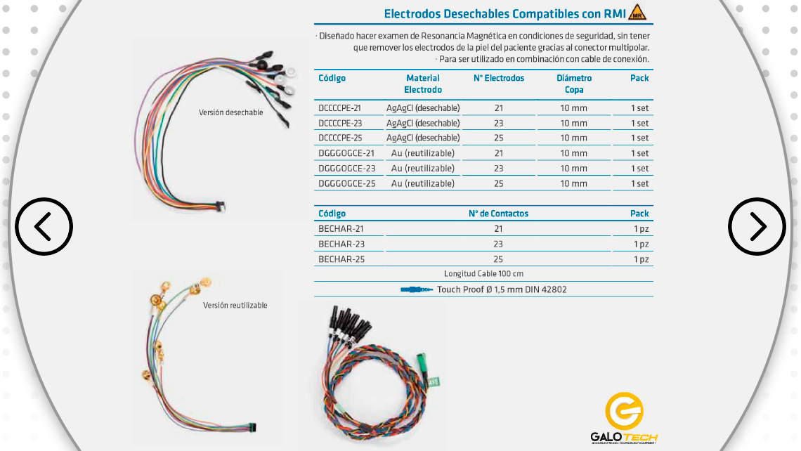 electrodos de copa